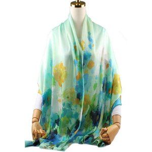 NEW Women's Silky Long Scarf Shawl Waps For Women - 26